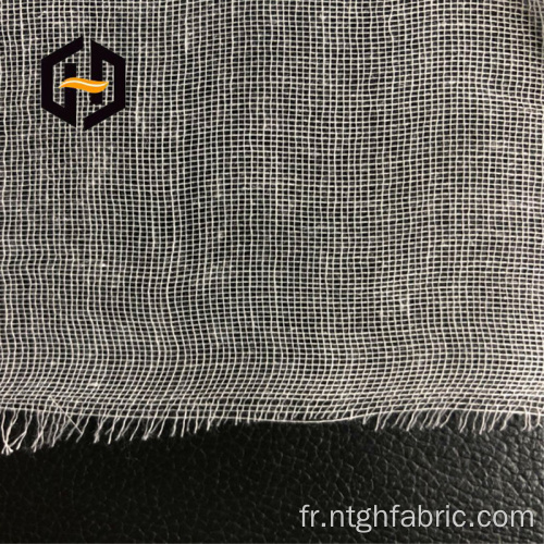 Tissu de support tissé en coton gris grège pour composite